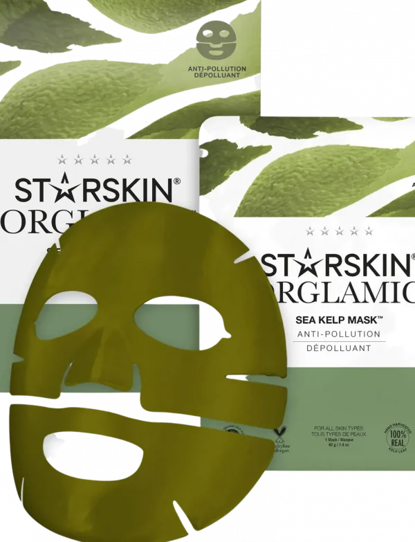 ORGLAMIC™ Sea Kelp Mask™ Anti-Pollution Face Sheet Mask laurence and umeh ltd